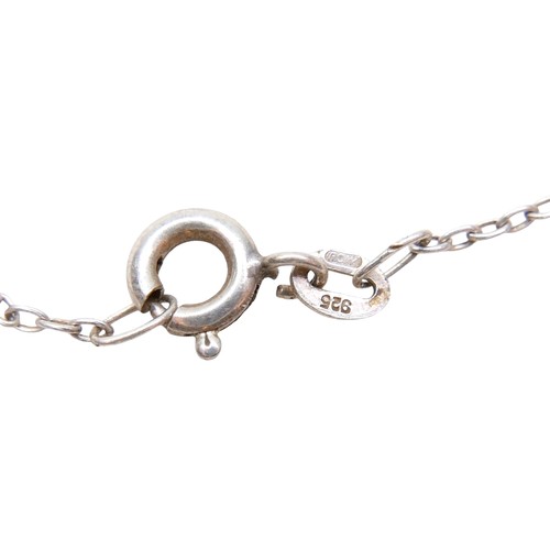 44 - A small group of jewellery, comprising a pair of 9ct gold hoop earrings, 1.8g, two silver gilt penda... 