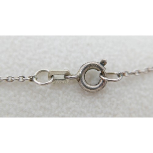 45 - A quantity of assorted silver jewellery, including flat two strand necklace, 40cm, amethyst brooch w... 