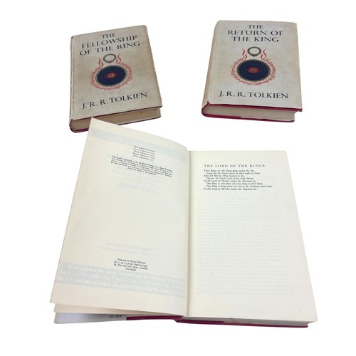 296 - J. R. R. Tolkien (1892-1973): 'The Lord of the Rings', comprising 'The Fellowship of the Ring', 1954... 
