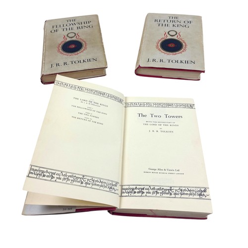 296 - J. R. R. Tolkien (1892-1973): 'The Lord of the Rings', comprising 'The Fellowship of the Ring', 1954... 