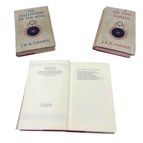 296 - J. R. R. Tolkien (1892-1973): 'The Lord of the Rings', comprising 'The Fellowship of the Ring', 1954... 