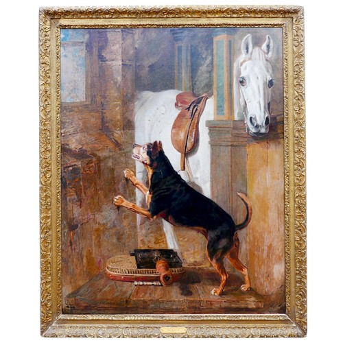 392 - Attributed to Benjamin Marshall (British, 1768-1835): 'Hear the Musick of the Hounds', signed and wi... 