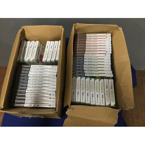 243 - box of playstation and xbox games