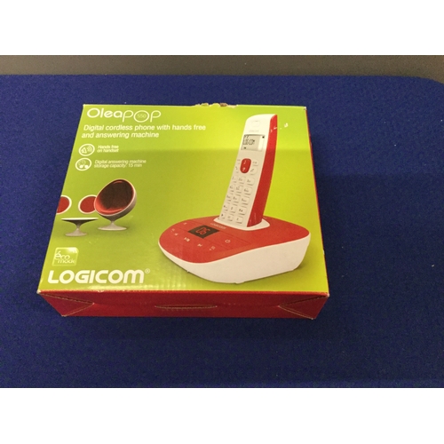 188 - Logicom digital, cordless phone and answering machine