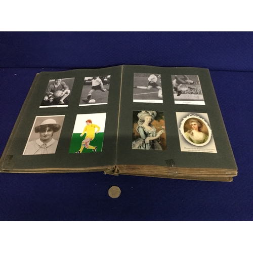 129 - Album of Victorian postcards