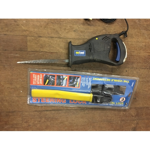 43 - Nu tool saw and steering lock