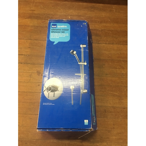 74 - New chrome mixer shower kit
