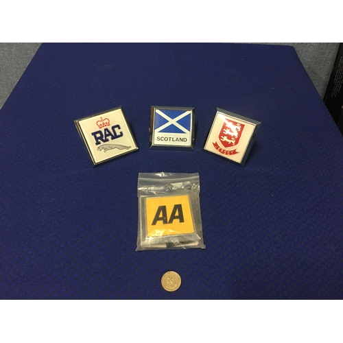 158 - Vintage car badges to include RAC