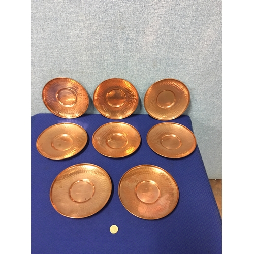 523 - 8 copper plates