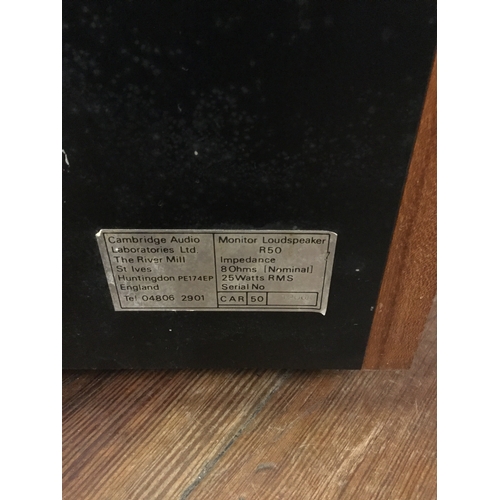 250B - Pair of Cambridge Audio R50'S Floor speakers