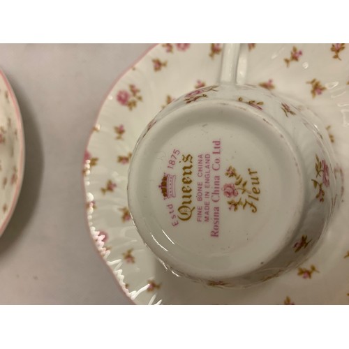 227 - Selection of Queens Rosina China tea wear.