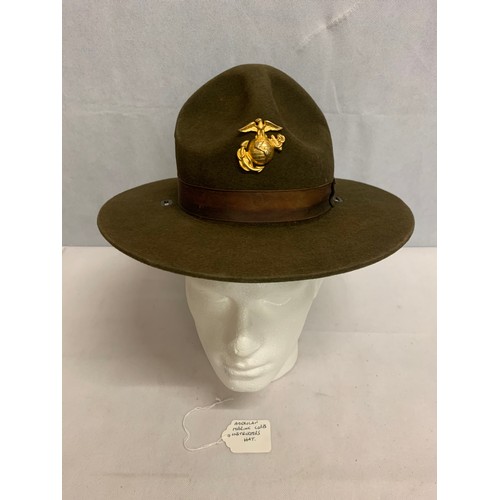 331 - American Marine Corps instructors hat.