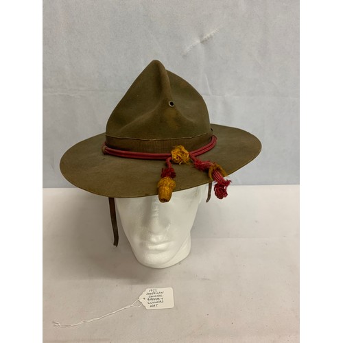 332 - 1922 American Coastal Battery Gunners hat.