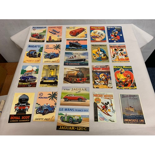 368 - Collection of vintage postcards to include Mickey Mouse etc.