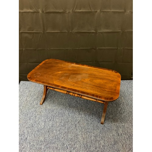 420 - Vintage teak coffee table.