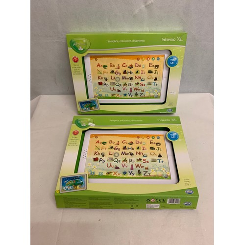 442 - 2 new boxed kids interactive tablets.