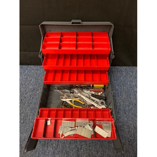 536 - Tool box and contents.