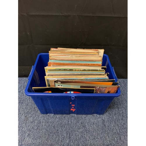 553 - Box of records.