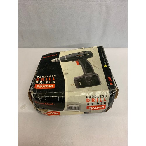 571 - Boxed Cordless drill.