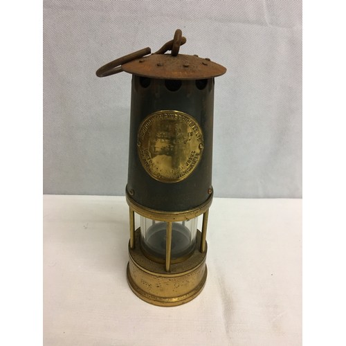 71 - Brass minors lamp.