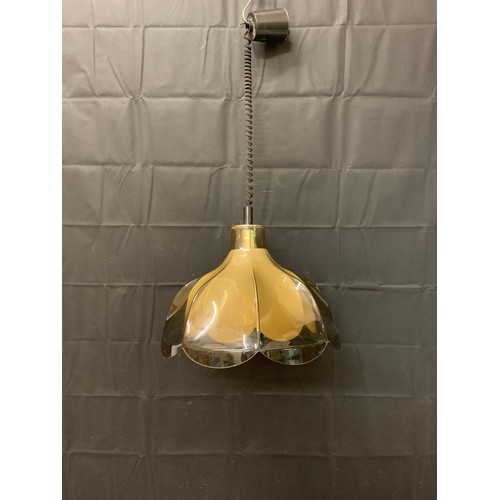 84 - Mid Centuary flower pendant light.