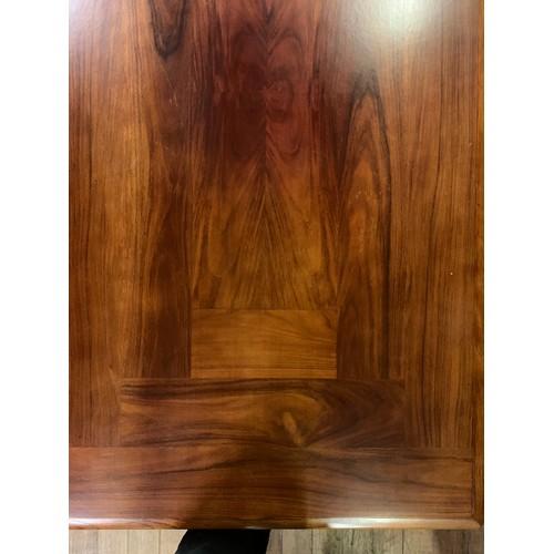 79 - Large rosewood coffee table.