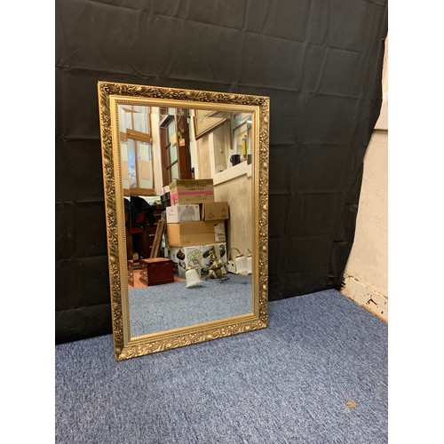 100 - large gilt framed mirror