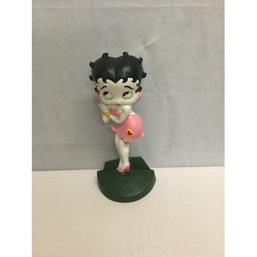 116 - Cast iron Betty Boop figure 36cm tall.