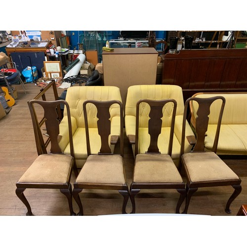 181 - 4 vintage dining chairs.