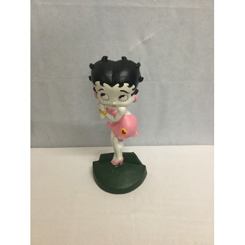 261 - Cast iron Betty Boop figure 36cm tall.