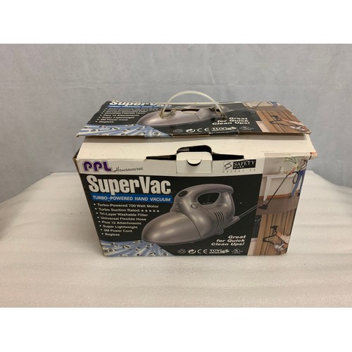 293 - Boxed hand held PPL Super-Vac.