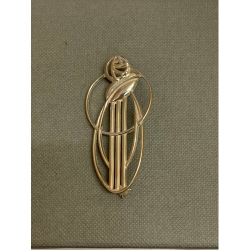 320 - Silver Rennie Macintosh brooch.