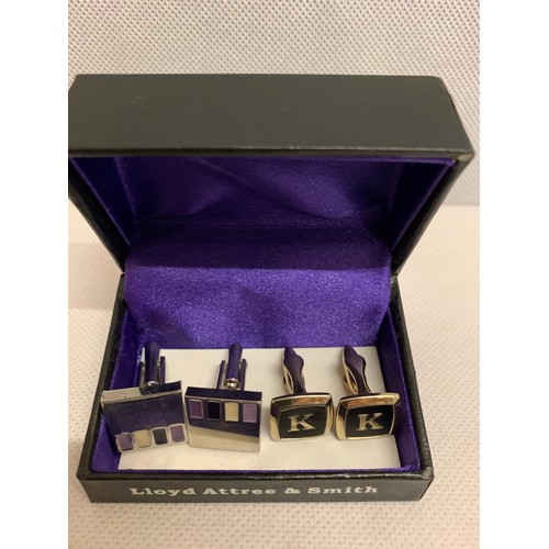 371 - 2 sets of Lloyd attree & smith cufflinks.