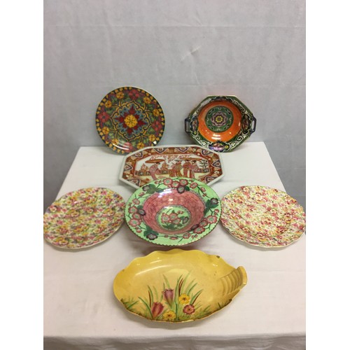 365 - collection of bowls & plates to include maling etc