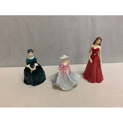 431 - 3 Royal Doulton figurines.