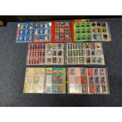 468 - collection of trading card albums to include starwars etc