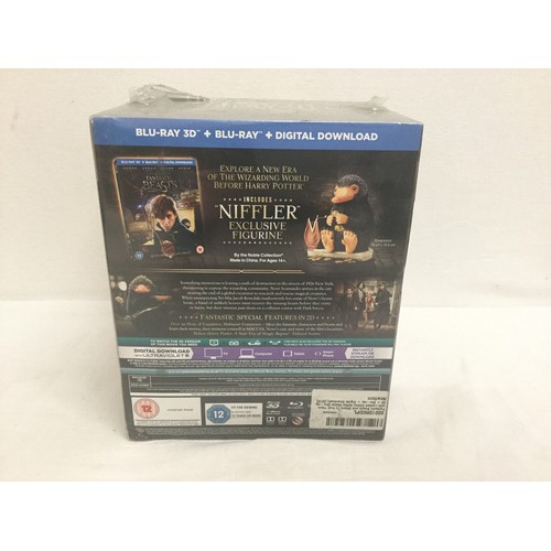 11 - Fantastic beasts and where to find them Blue Ray disc and Niffler figure.