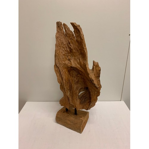 64 - Large drift wood sculpture.