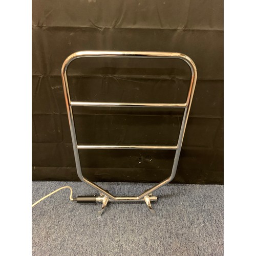 231 - Electric chrome towel heater.