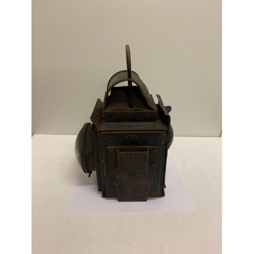 238 - Vintage G. Polkey railway lamp, carriage lantern.