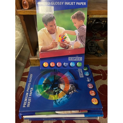 497 - 6 packs of photo printer paper.