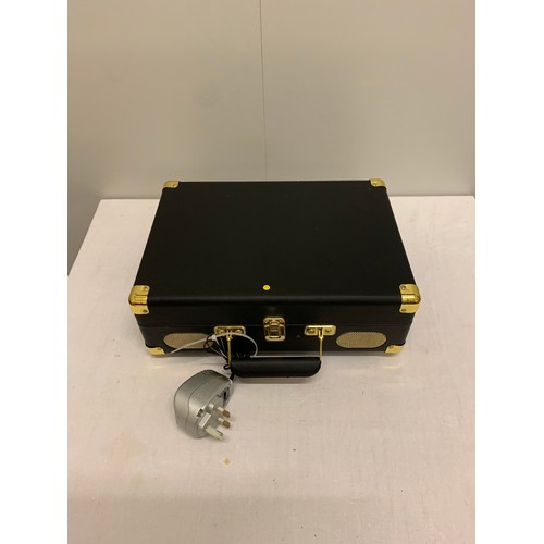 107 - Suitcase record player.