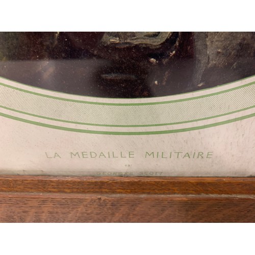 179 - Framed print of LA Medaille Militaire by Georges Scott.