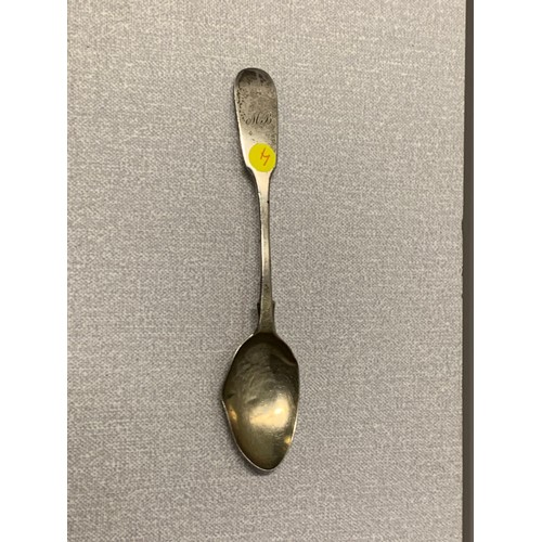 220a - Scottish silver spoon hallmarked Edinburgh R.D.