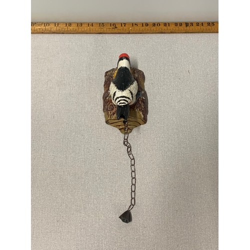 31 - Cast iron Woodpecker door knocker.