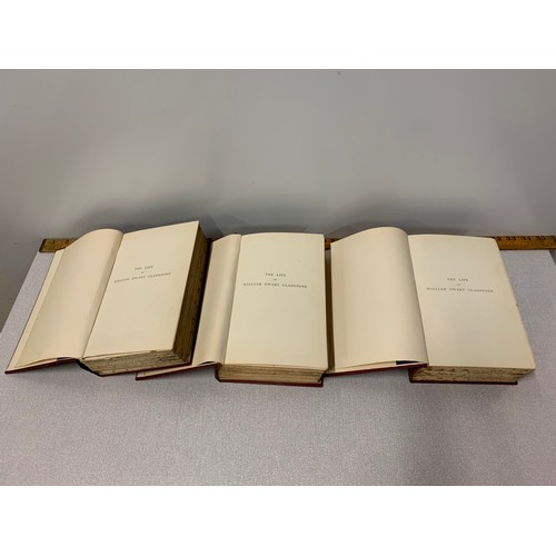 101 - Set of 3 books Life Of Gladstone by John Morley Vol I,II and III