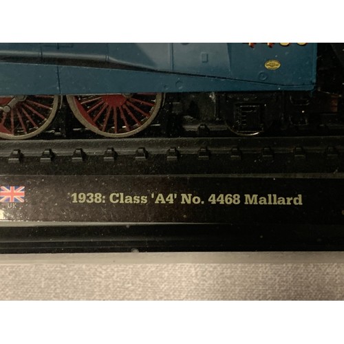 227 - 2 X new model trains Mallard and Duchess.