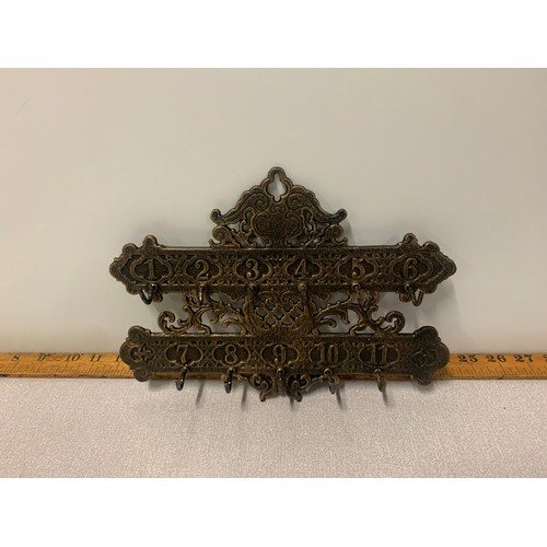 343 - Cast Iron key rack/hanger.