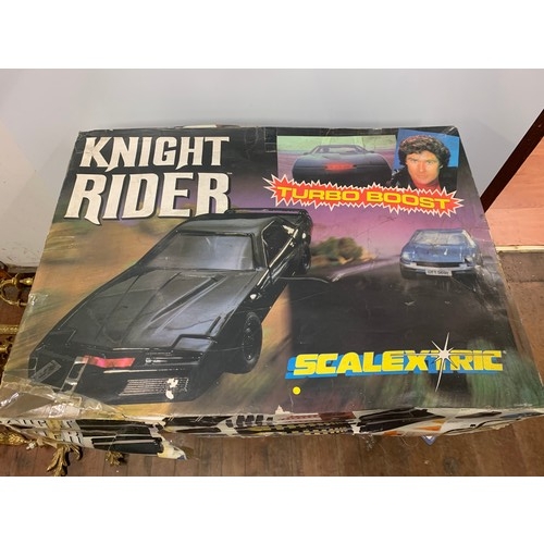 37 - Vintage Knight Rider, Turbo boost Scalextric. See pics for extra details.