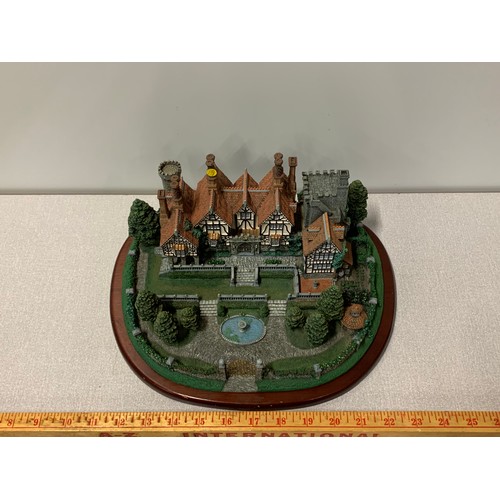 43 - Large danbury Mint English Manor house.